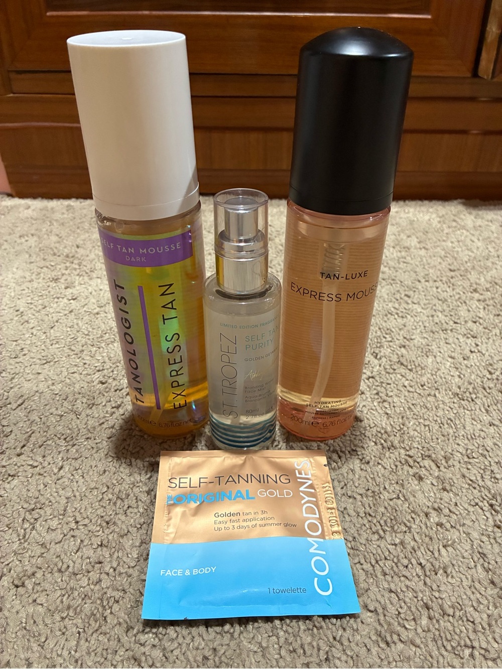Tanologist Express Self Tan Mousse DARK Tan-Luxe St. Tropez Bronzing Face Mist